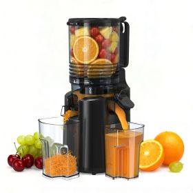 Cold Press Juicer with 6 in. Wide Feed Chute, Slow Masticating Juicer (FBA warehouse)