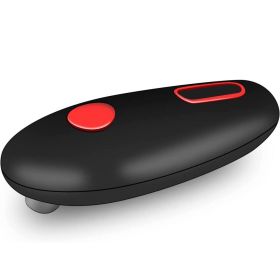 1pc Electric Can Opener, Automatic Safety Can Opener With One Contact, Restaurant Battery Operated Handheld Can Openers (Color: black)