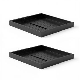 Pull Out Cabinet Organizer, 4 Pack Expandable Width (12.2"-18.9"), 20.47" Deep Pull Out Drawers for Cabinets (Default: Default)