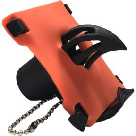 Portable bottle opener, a portable multi-functional keychain tool suitable for opening beer, soda, and screw-top bottles. It is suitable for trav (Color: Orange)