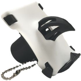 Portable bottle opener, a portable multi-functional keychain tool suitable for opening beer, soda, and screw-top bottles. It is suitable for trav (Color: White)